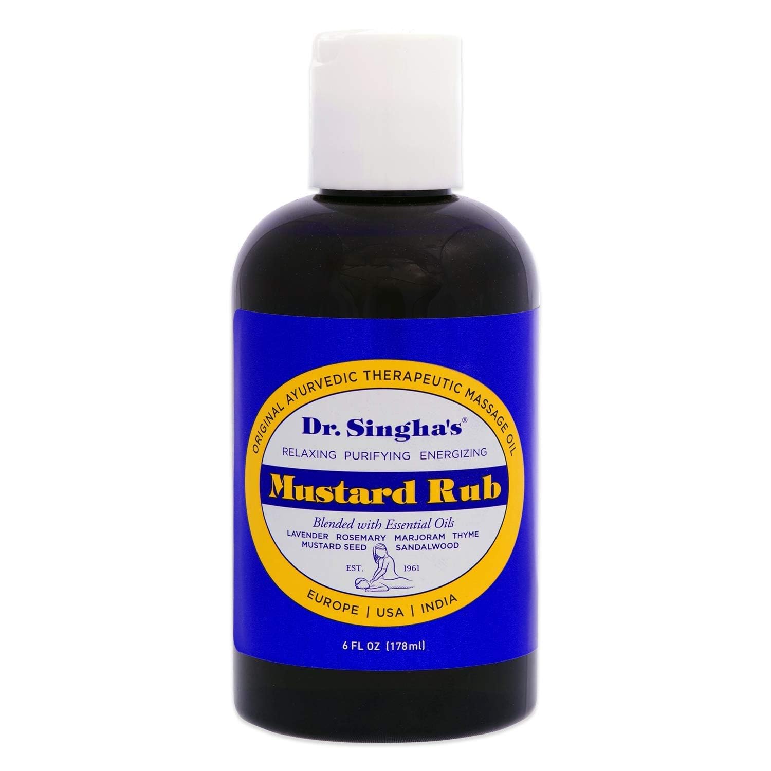 Dr Singhas Mustard Rub, 6 Ounce