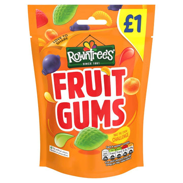 Rowntree'S Fruit Gums 120G (Pack Of 10)