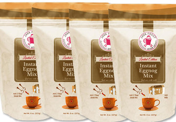Instant Eggnog Drink Mix, 8 oz Bag (4 Pack)