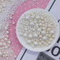 Edible White Sugar Pearls Candy Sprinkles 120G/ 4.23Ounce Baking Cake Sprinkles Cupcake and Cake Topper Cookie Decorations Weddi