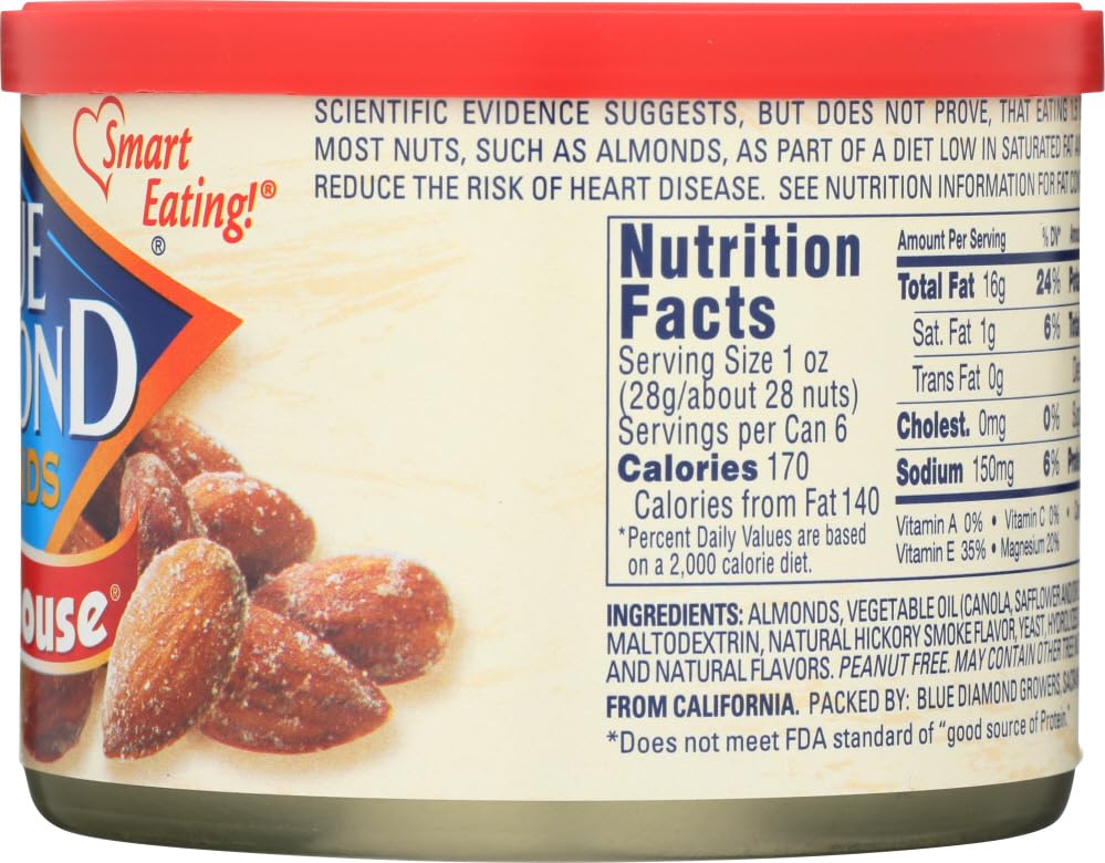 Blue Diamond Almonds Smokehouse 6 Oz Pack of 2