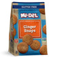 Mi-Del Gluten Free Ginger Snaps - Non Gmo Certified, 0G Trans Fat Swedish Ginger Snaps Cookies Old Fashioned (Pack Of 1)