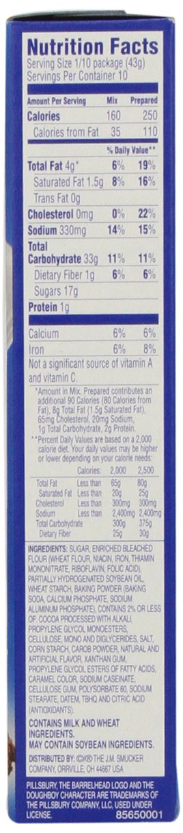 Pillsbury Cake Mix Moist Supreme German Chocolate, 15.25 Oz