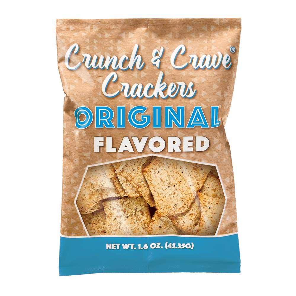 Crunch & Crave Original Crackers, 1.6 Ounce, 100 Count, Pack of 1