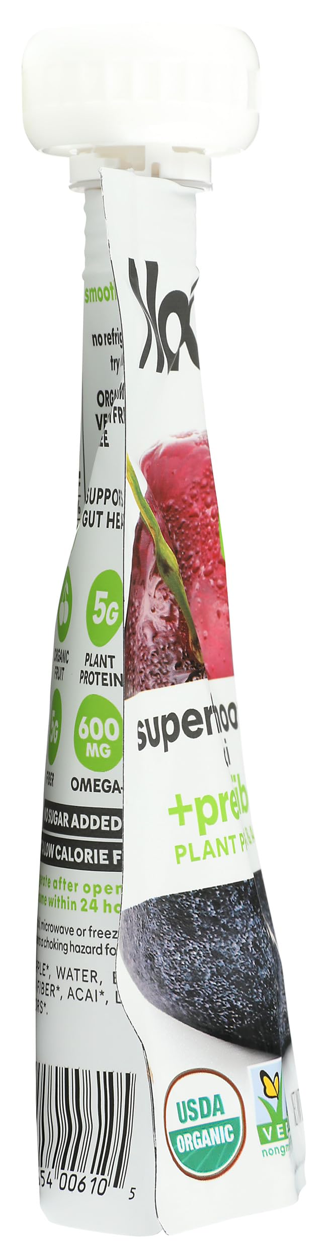 NOKA Organic Cherry Acai Superfood Smoothie, 4.22 OZ