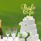 Sodasos Mirror Acrylic Bride To Be Cake Topper - Bridal Shower Cake Topper,For Wedding Shower;Engagement;Bachelorette;Hen Party