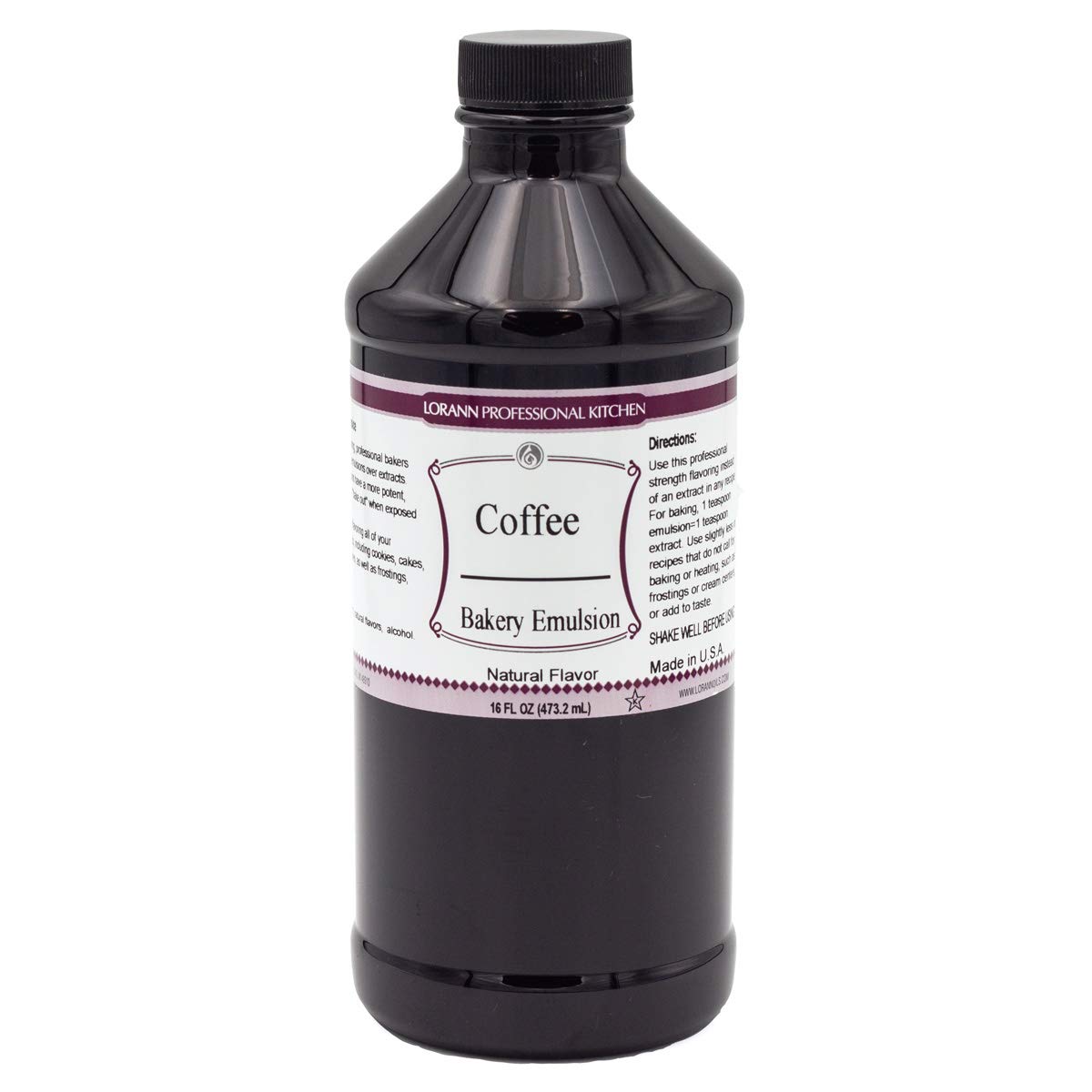 Lorann Coffee Bakery Emulsion, 16 Ounce Bottle
