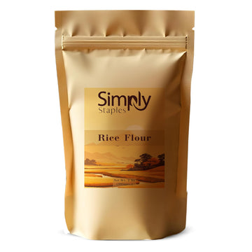 Simply Staples White Rice Flour  2 Lb  Freshly Milled  Fine-Ground Gluten-Free Flour For Cooking  Baking & Thickening  Unbleached  Non-Gmo  All-Purpose Flour  Alternative To Brown & Sweet Rice Flour