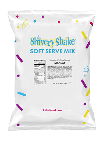 Shivery Shake Mango Soft Serve Ice Cream Mix, 3.2 Pound, Pack of 1