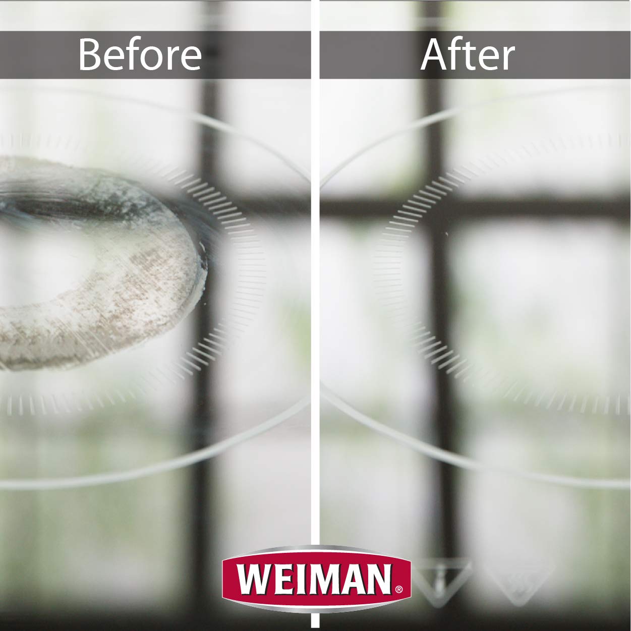 Weiman Cook Top Scrubbing Pads - Gently Clean And Remove Burned-On Food From All Smooth Top And Glass Cooktop Ranges, 3 Reusable