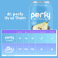 PERFY Caffeine Free Dr. Perfy Soda | Made With Real Fruit Juice - Low Sugar Nootropic Drink with L-Theanine + Ashwagandha | Calming Adaptogen Mocktail | Keto + GLP-1 Friendly (12-Pack Healthy Functional Soda Alternative)