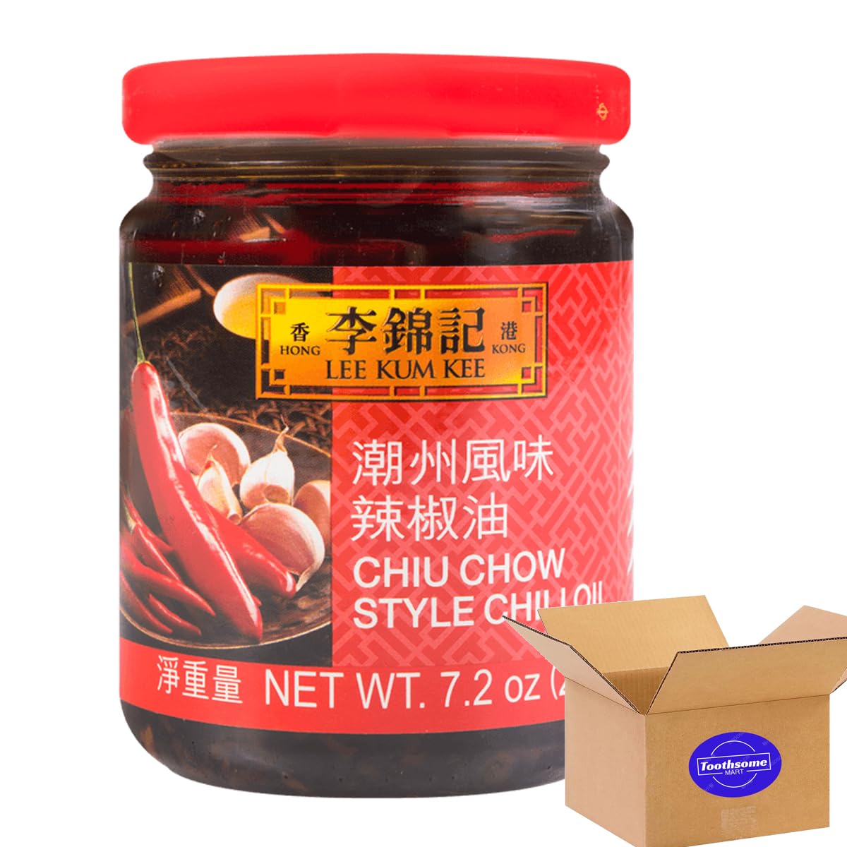 lkk Chiu Chow Chili Oil 7.2oz (1pack, 7.2oz)