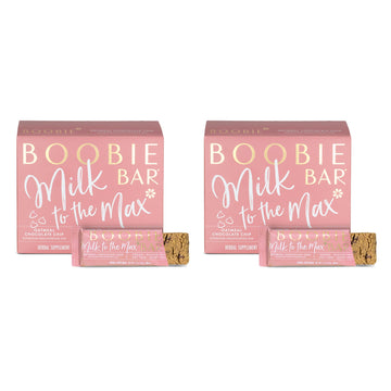 Boobie Bar Superfood For Lactation And Breastfeeding 1.7 Ounce Bars, Oatmeal Chocolate Chip, 6 Count (Pack Of 2)