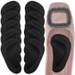 Dr. Foot Plantar Fasciitis Arch Support Shoe Insoles 5 Pairs, Thicken Gel Arch Pads For Flat Feet - Self-Adhesive Arch Cushions 