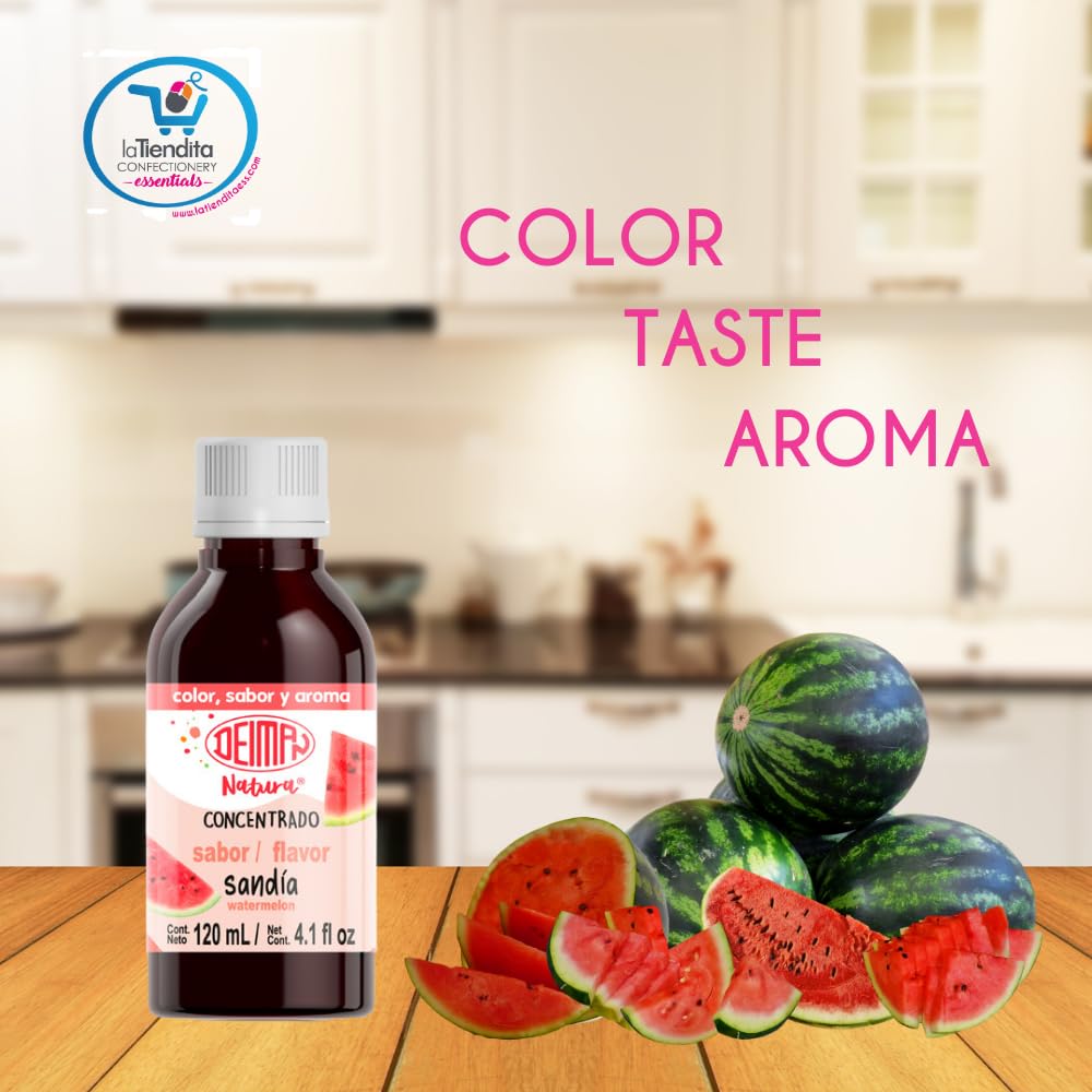 Deiman Natura Artificial Food Flavoring Watermelon Concentrate (4 Fl Oz)