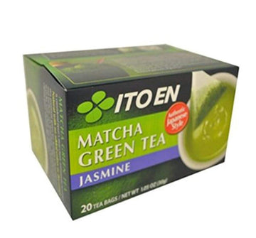 Ito En Matcha Green Tea Bags, Jasmine, 20 Count (Pack of 8)