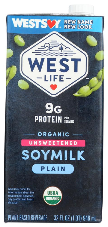 Westsoy Organic Unsweetened Soymilk Original - 32 fl oz - 2 pc
