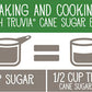 Truvia Sweetener Baking Blend, Now Called ''Cane Sugar Blend'' 2 Pack, 1.5 Lbs Each