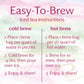 Grace Farms Organic Hibiscus Orange Iced Tea - 12 Brew Bags, 3 Gallons, Naturally Sweet, Sugar-Free, Refreshing Beverage