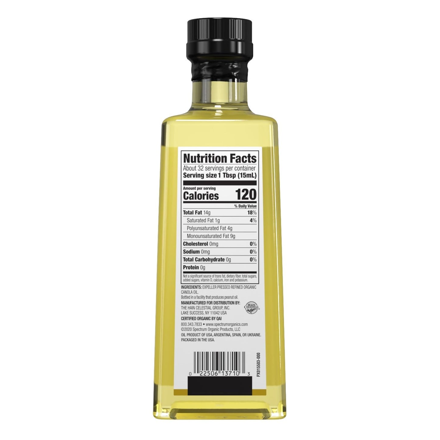 Spectrum Culinary Organic Canola Oil, 16 fl. oz.