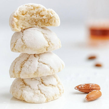Andy Anand Sugar Free Gourmet Italian Soft Amaretti Almond Cookies in 4 flavors 20 pcs, Gluten Free, Slowly savor for an amazing