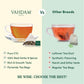 Vahdam, Indias Original Masala Chai Tea Bags (15 Count) Non Gmo, Gluten Free, No Added Flavoring | Blended W/Savory Exotic Spices | Individually Wrapped Pyramid Tea Bags | Direct From Source