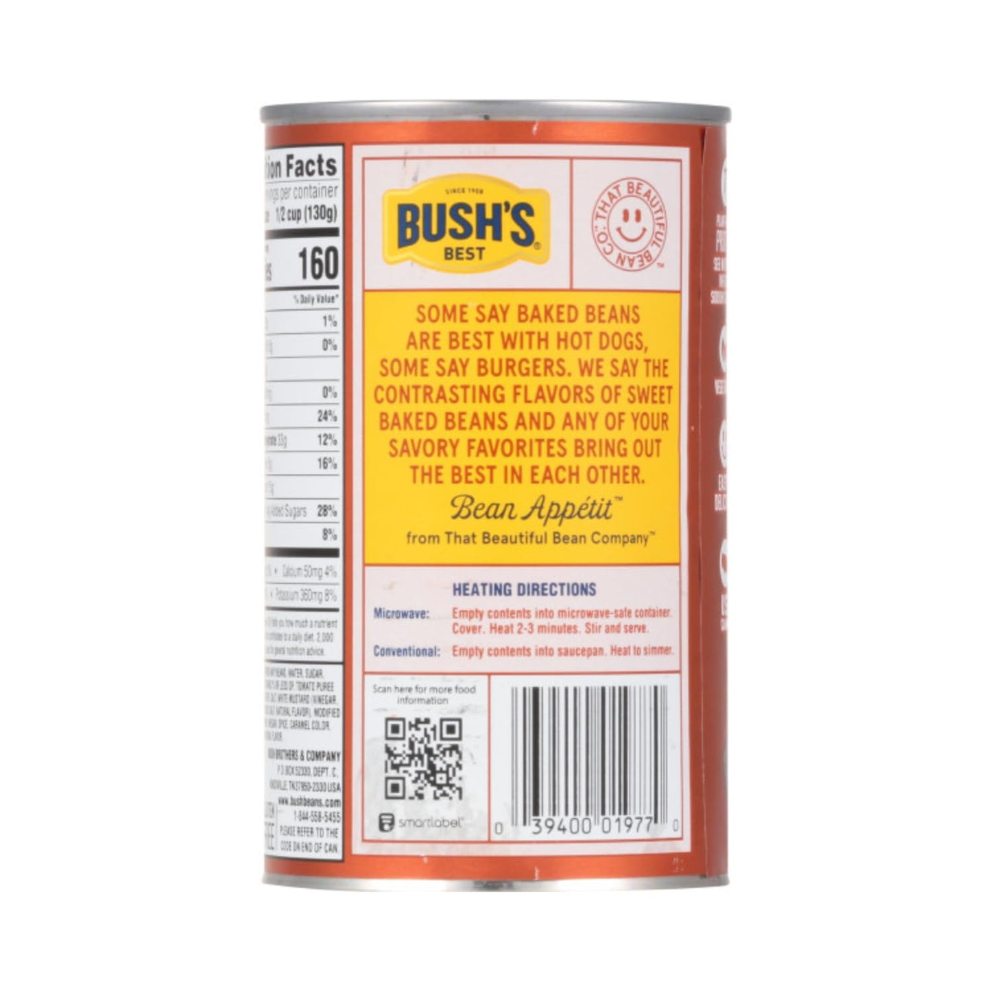 Bushs Best Baked Beans Variety Pack, Country Style & Brown Sugar Hickory, 168 Ounce (Pack of 1)
