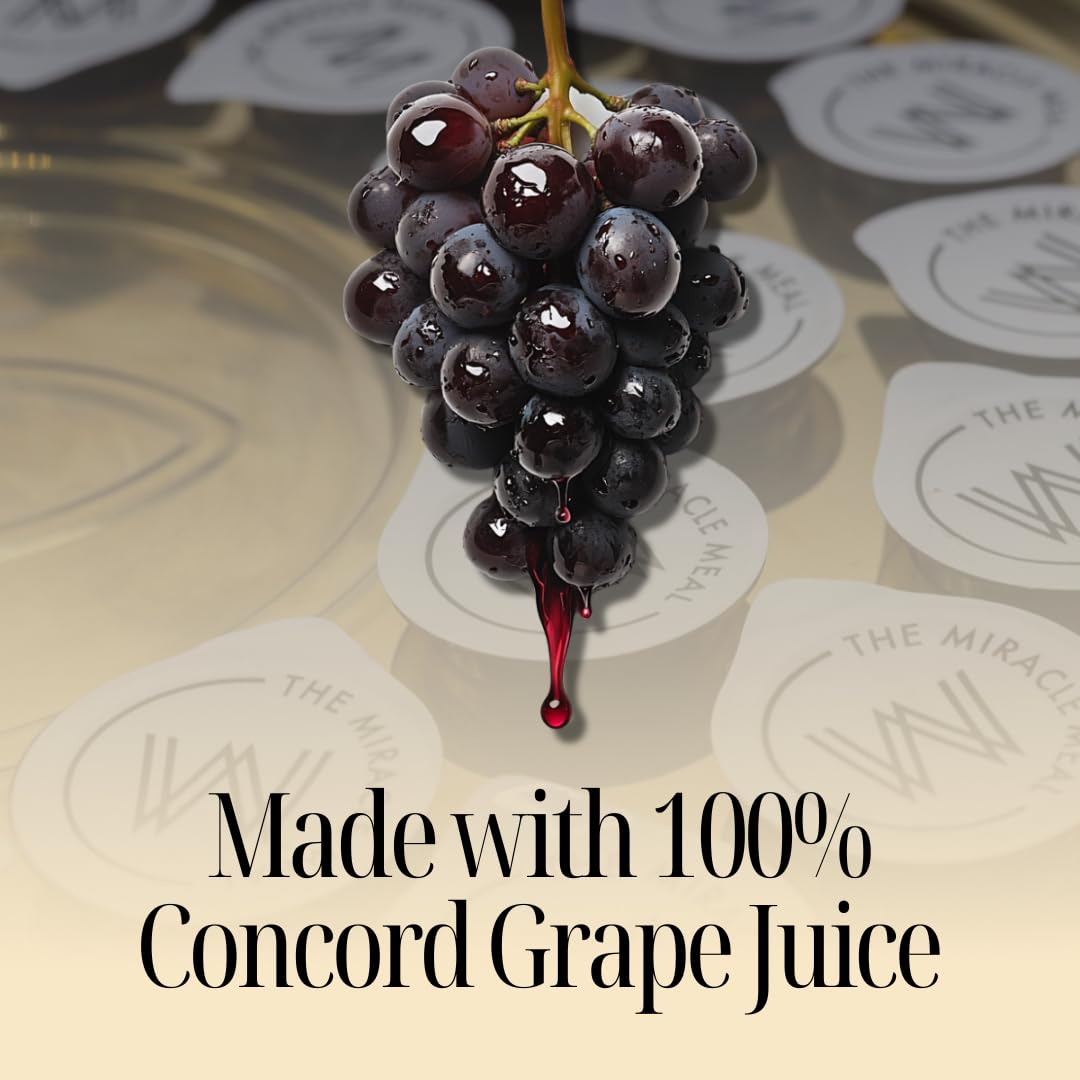 Pack It Hub Travel Pack - The Miracle Meal Pre-Filled Premium Chalice Cup - Bag Of 25 With Wafer And 100% Concord Grape Juice