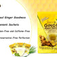 Prince Of Peace Instant Ginger Honey Crystals with Lemon - 60 Sachets - Caffeine and Gluten Free - Easy to Brew Hot or Cold Beverage