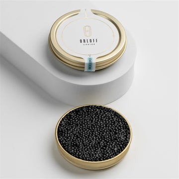 Orloff Hackleback Wild Caught American Sturgeon Black Caviar - 1.75 Oz / 50 G - Hackleback Malossol Roe - Overnight Shipping