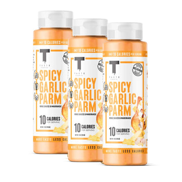 Taste Flavor Co. Grilling, Dipping Sauce and Marinade, Great Tasting, Low-Calorie Sauces, Keto Friendly, No Oils (3 Pack, Spicy 