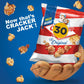 Sweet and Salty Popcorn Individual Bags, 30 Count Bulk Pack- Classic Caramel Coated Popcorn & Peanuts, On-the-Go Snack by Cracke