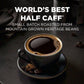 Maud'S Half Caff Medium Roast Ground Coffee, 20 Ounces | World'S Best Half Caff | 100% Arabica Medium Roast Coffee | Solar Energ