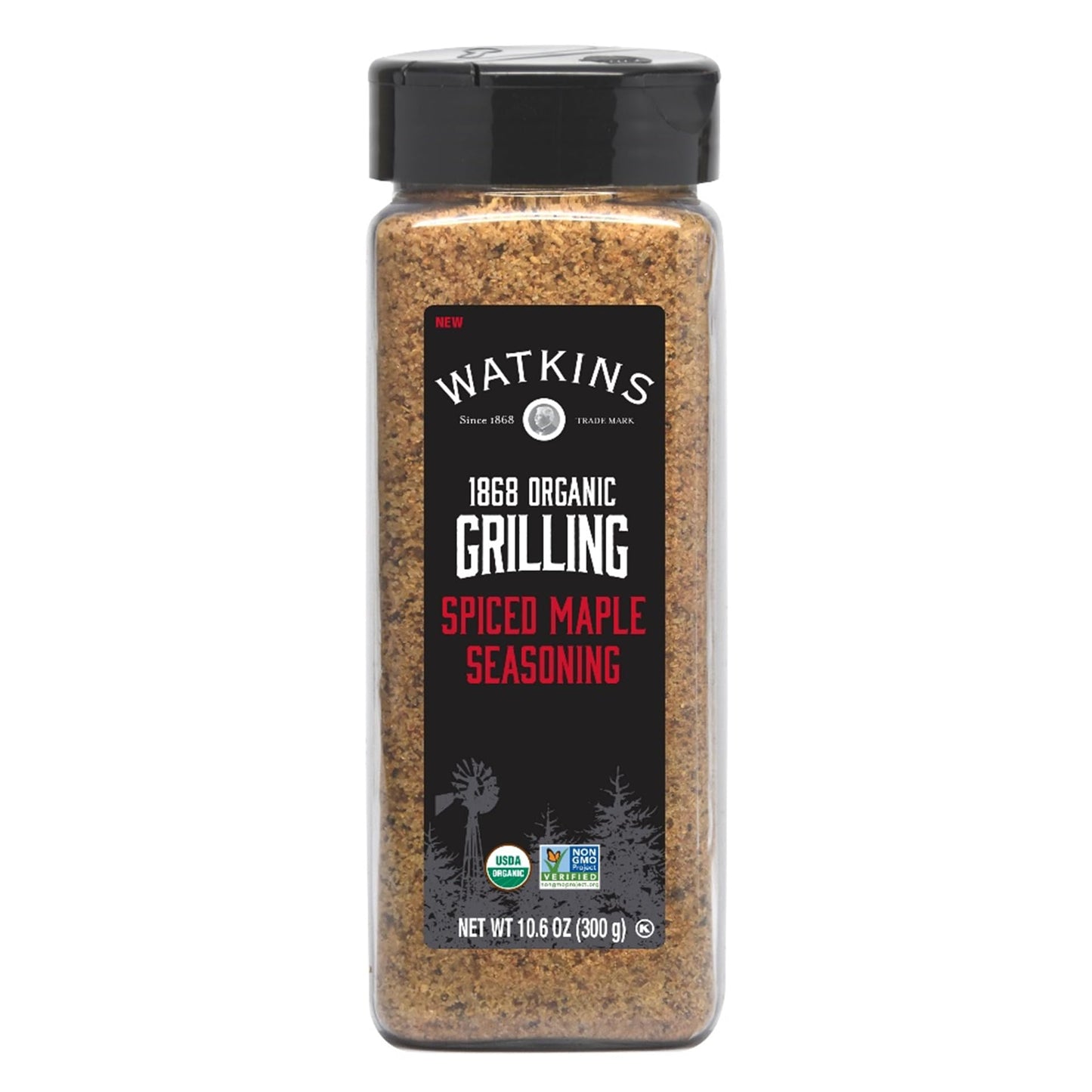 Watkin's Organic Premium Grilling Spiced Maple Seasoning, 10.6 oz