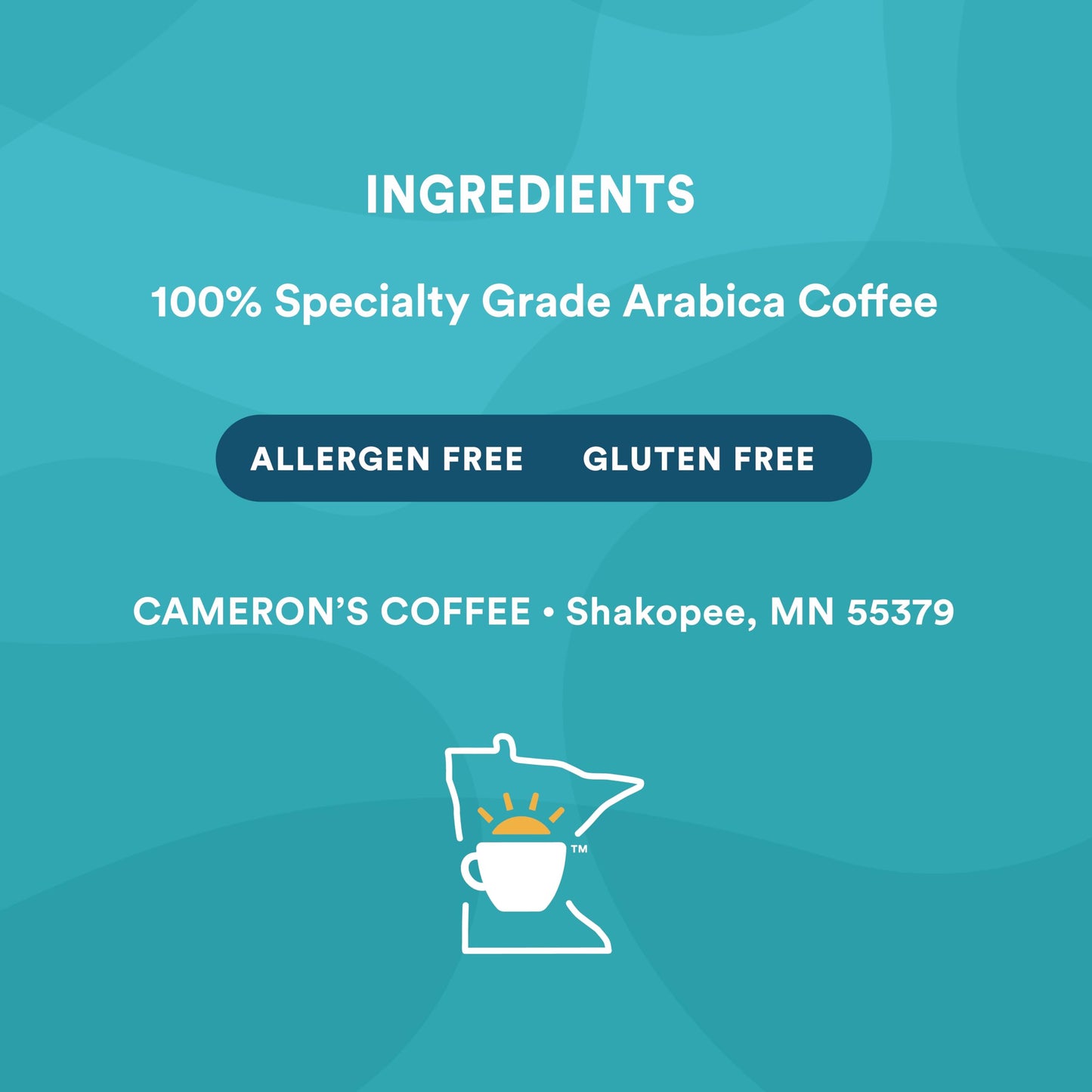 Camerons Coffee Roasted Whole Bean Coffee, Brazil, 4 Pound