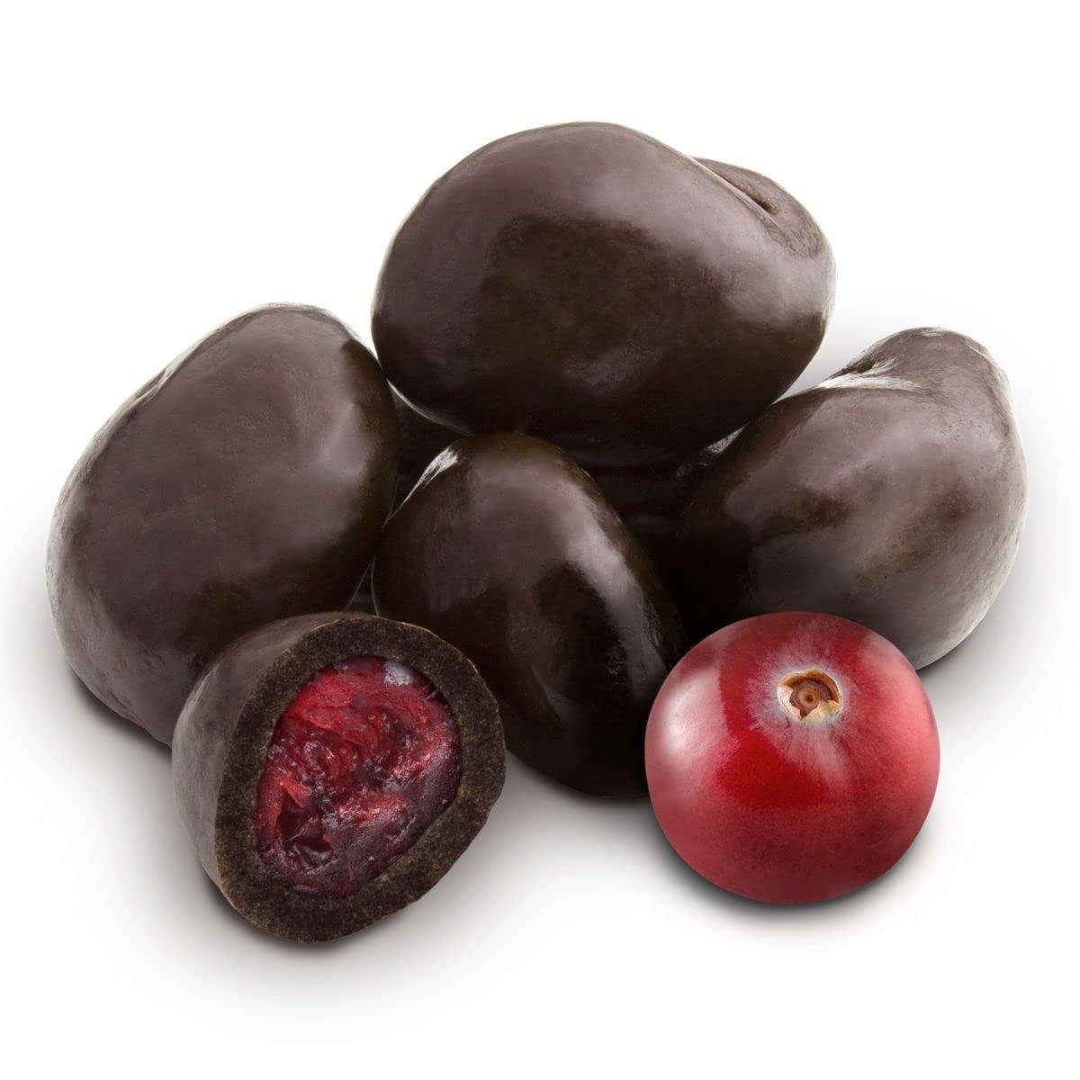 Wincrest Dark Chocolate Covered Cranberries (3.5 Lb Tub)