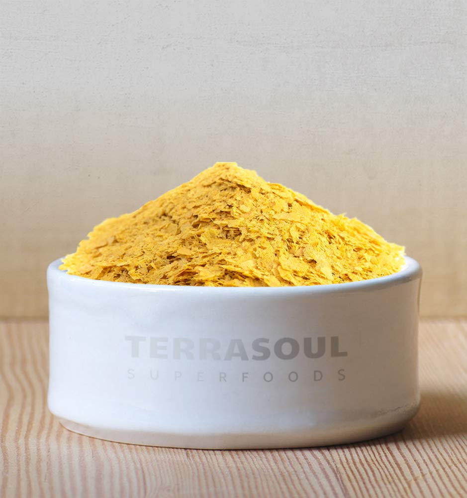 Terrasoul Superfoods Premium Nutritional Yeast Flakes, 16Oz - Fortified | Gluten Free | Non-Gmo | Vegan