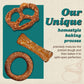 Unique Snacks Variety Pack - Original Splits Pretzels, Shells, Sourdough Rings, Vegan, OU Kosher, Non-GMO, 96 Ounce