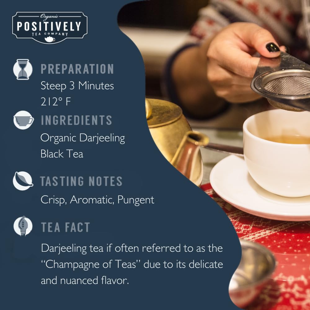 Organic Positively Tea Company Indian Tea Sampler Loose Leaf 4 Ounce Pack of 3