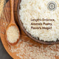 Pride Of India - Pack Of 6 - Extra Long Indian Basmati Rice, Naturally Aged Aromatic Grain, 3 Lbs Jar