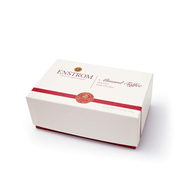 Enstrom Dark Chocolate Almond Toffee Petites 30Oz Box | Bite-Size | Gluten Free | Kosher Dairy | All Natural