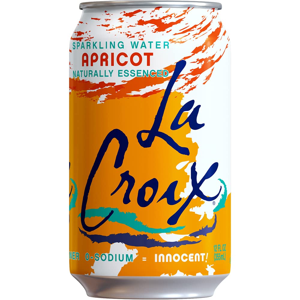LaCroix Sparkling Water, Apricot, 12 Fl Oz (pack of 8)