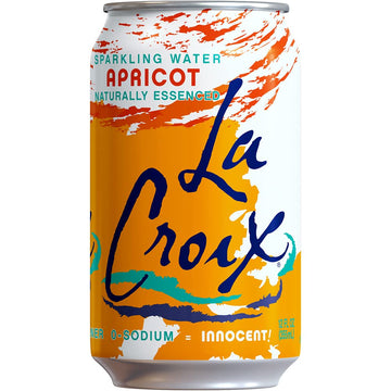 LaCroix Sparkling Water, Apricot, 12 Fl Oz (pack of 8)