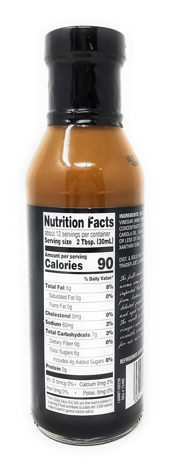 Generic Trader Joe'S Balsamic Vinaigrette Net 12 Fl Oz/355Ml (Pack Of 1)