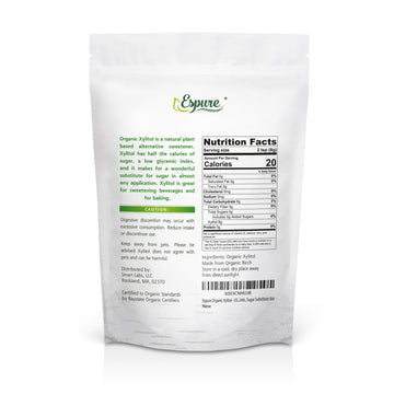 Espure Organic Birch Xylitol Sweetener, Keto Friendly, Low Glycemic, 8 oz