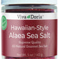 Viva Doria Hawaiian Red Alaea Sea Salt, Fine Grain, 5 Oz Glass Jar