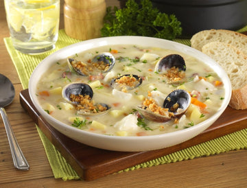 Knorr Professional Soup Du Jour New England Clam Chowder Soup Mix No Added Msg, 0G Trans Fat Per Serving, Just Add Water, 27 Oz,