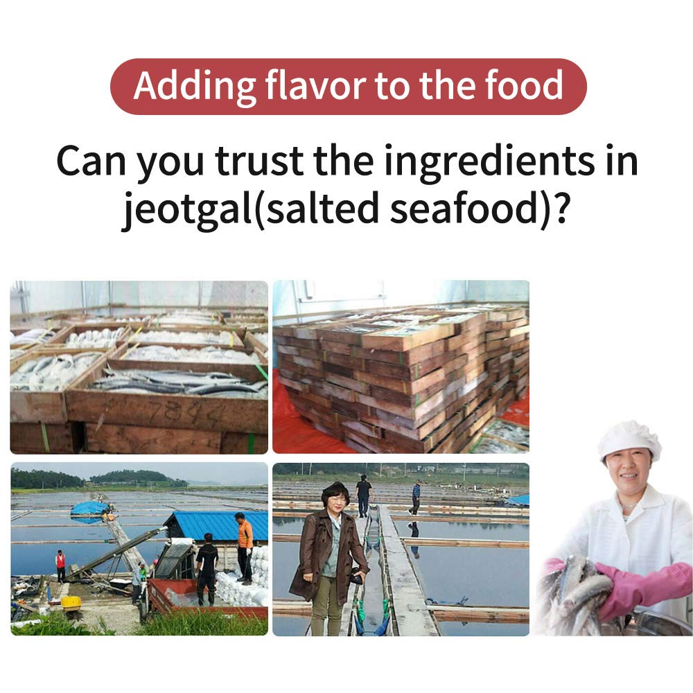 HELLO KFOOD Ggotjeotgal Korean Seasoning Sauce - 100% Natural, Anchovy Flavor, 11.15 fl. oz.