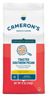 Camerons Coffee Roasted Ground Coffee Bag, Flavored, Toasted Southern Pecan, 12 Ounce