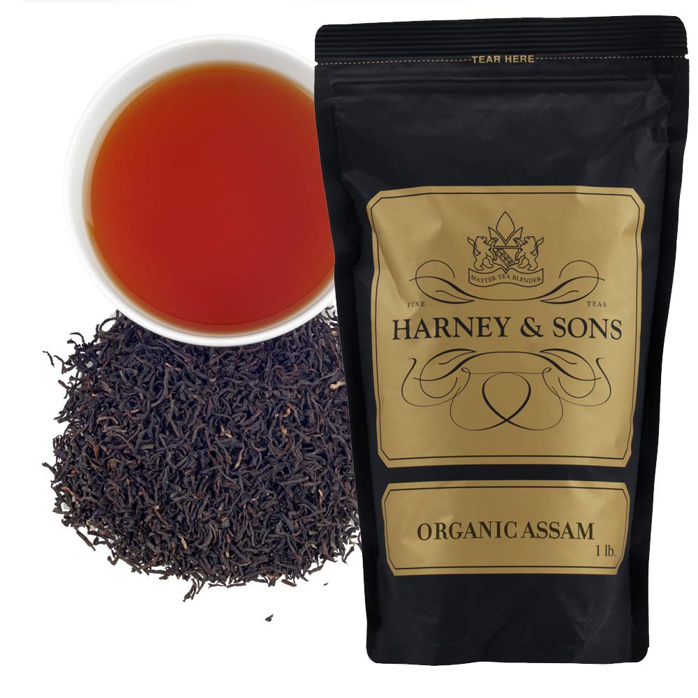 Harney & Sons Organic Assam Loose Leaf Tea, 16 oz, Pack of 1